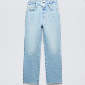 High Rise Straight Jeans